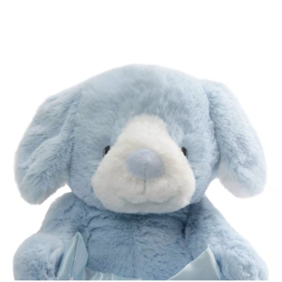 gund peek a boo puppy blue